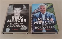 Two Rick Mercer Hardcover Books