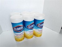 6 Lingettes désinfectante Clorox, 35 Ling. Citron