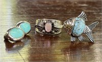 Assorted Sterling Silver Jewelry Pieces