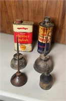 VINTAGE OIL CANS & ADVERTISING TINS