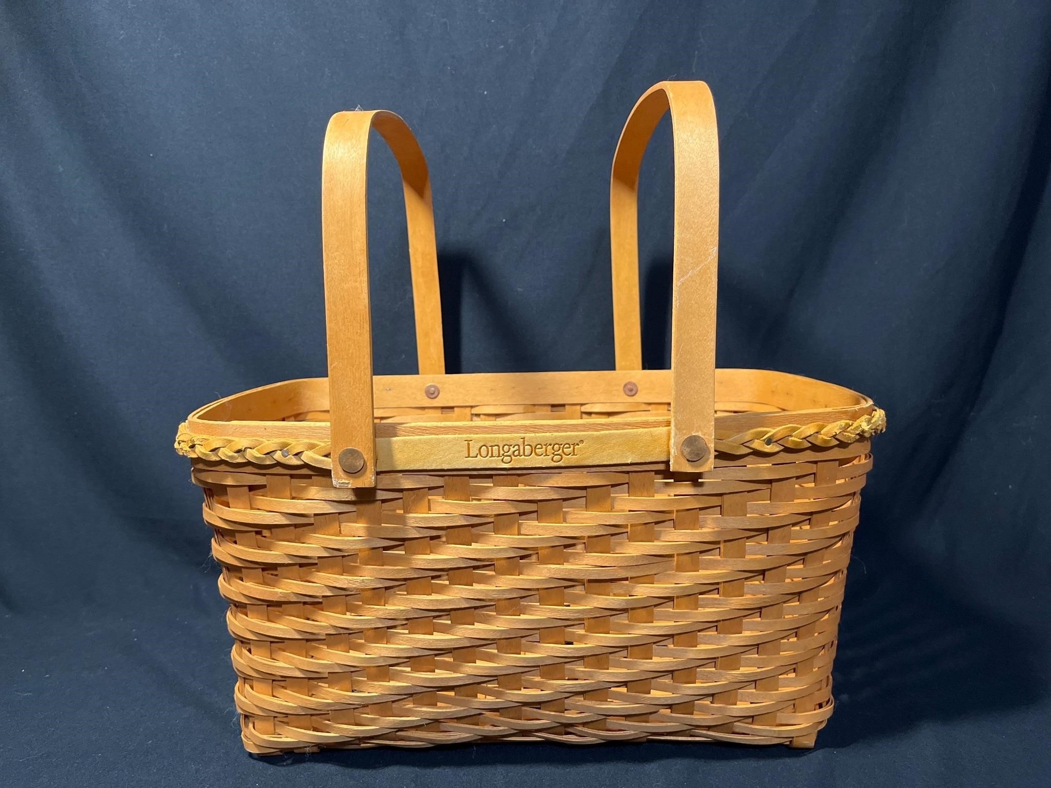 Longaberger Handwoven basket.