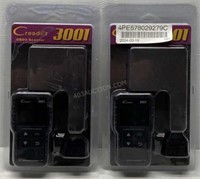 Lot of 2 Creader OBDII Scanner - NEW