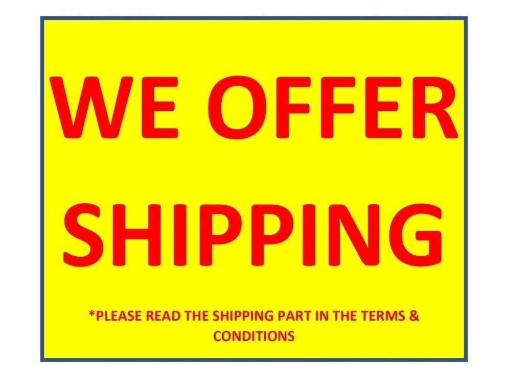 WE OFFER SHIPPING