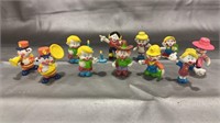 1980's Mego Clowns QTY 11