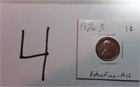 1926 - D Lincoln One Cent Extra Fine
