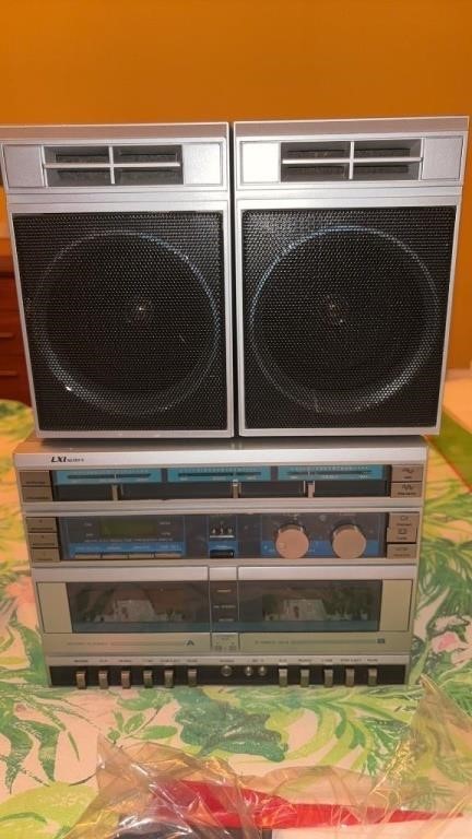 LXI Series Tape Deck and Speakers