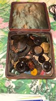 Box of Vintage Buttons