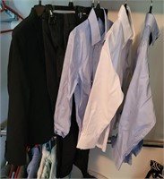 Young boys dress shirts, pants and jacket. Sizes