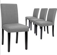 Modern Upholstered Dining Chairs with Wood Legs
