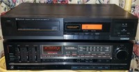 Sherwood receiver and cd player