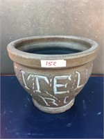 Clay Lettered Plant Pot