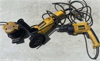 3 miscellaneous corded dewalt tools