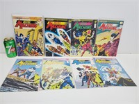 Lot de 1990 8 bandes dessinées Justice Machine