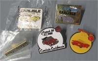 (5) Assorted Carlisle Pins.