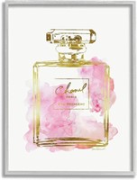 Glam Perfume Bottle Gold Pink