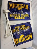 1997 Michigan National Champs Car Flags
