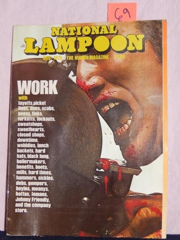 National Lampoons Magazines Auction