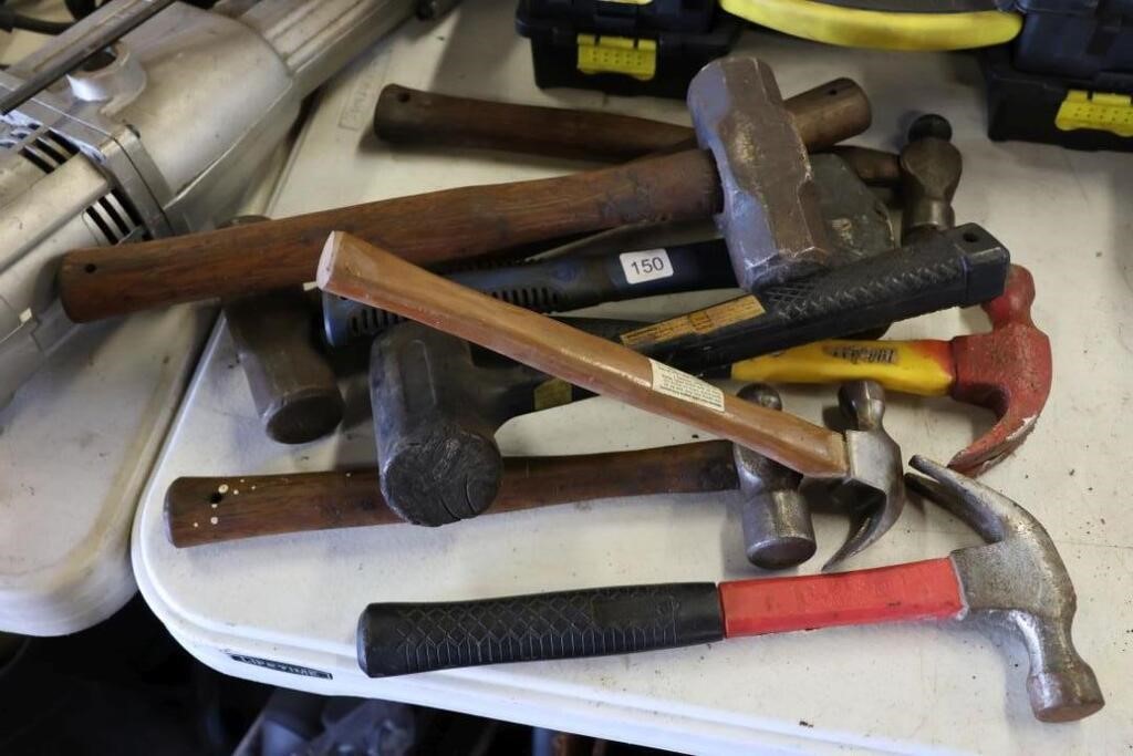 GROUP OF ASSORTED HAMMERS