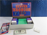 Vintage BRONCOS NFL Trivia Board Game