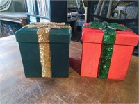 Pair present boxes