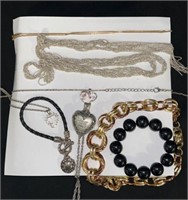 Costume Jewelry (7) necklace, locket, Bracelet