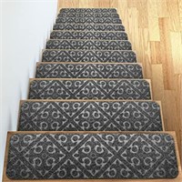 Stair Treads Carpet Non Slip Indoor 8" x 32" Set