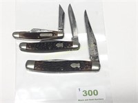 Lot 3 Schrade Pocket Knives