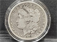 1878 Carson City Silver Morgan Dollar Coin