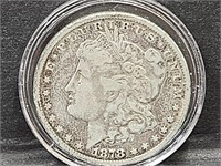 1878 Carson City Silver Morgan Dollar Coin