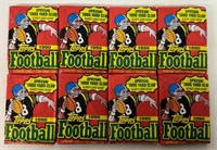 (8) 1990 FOOTBALL CARD PACKETS