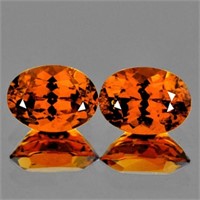 Natural Mandarin Orange Spessartite Garnet 7x5 MM