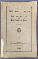 The Constitutions of the US and Ohio 1930