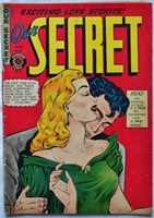 1950 Superior Comics OUR SECRET #8 Canadian No Co