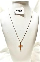 Beautiful 14k Gold Filled Cross Pendant Necklace