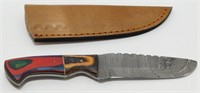 4-1/2" Damascus Blade Knife - 8" Overall, New