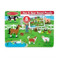 Melissa & Doug Music Sound 8pc Puzzle