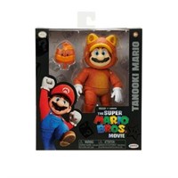 Super Mario Tanooki 5 Inch Action Figure + Leaf