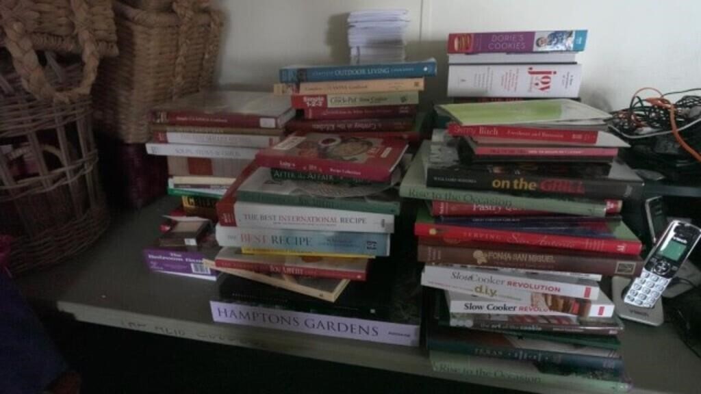 Assorted Amount Of Cook Books