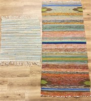 (2) area rugs