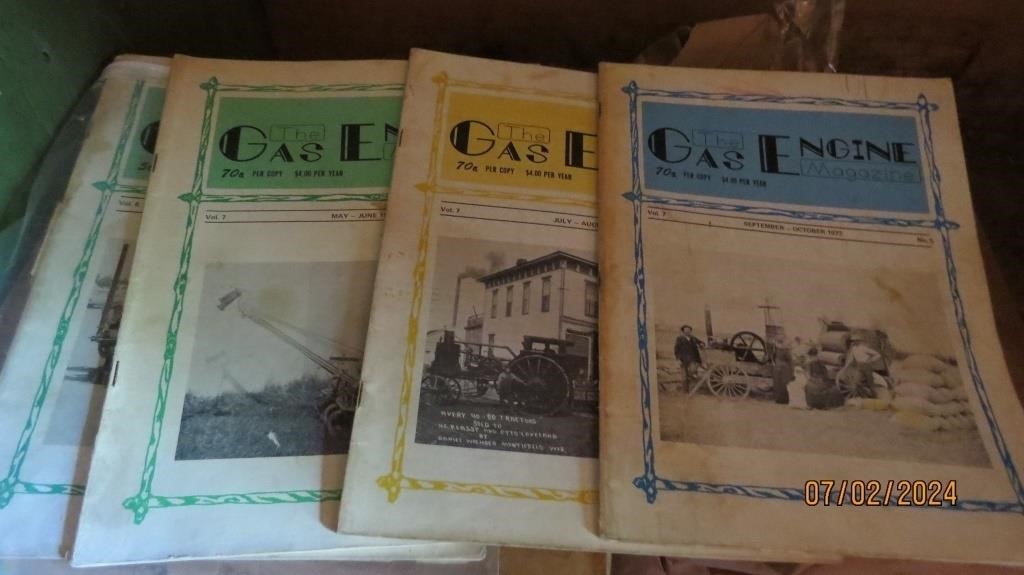 Vintage Gas Engine Magazines