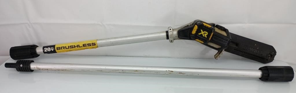 DeWalt 20V pole chainsaw 8" blade 7' pole