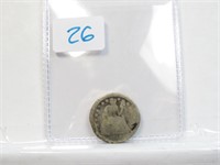 1856 P Seated Liberty Dime 90% Silver