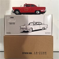 1956 FORD TUDOR SEDAN CHIEF'S CAR DIE CAST MODEL