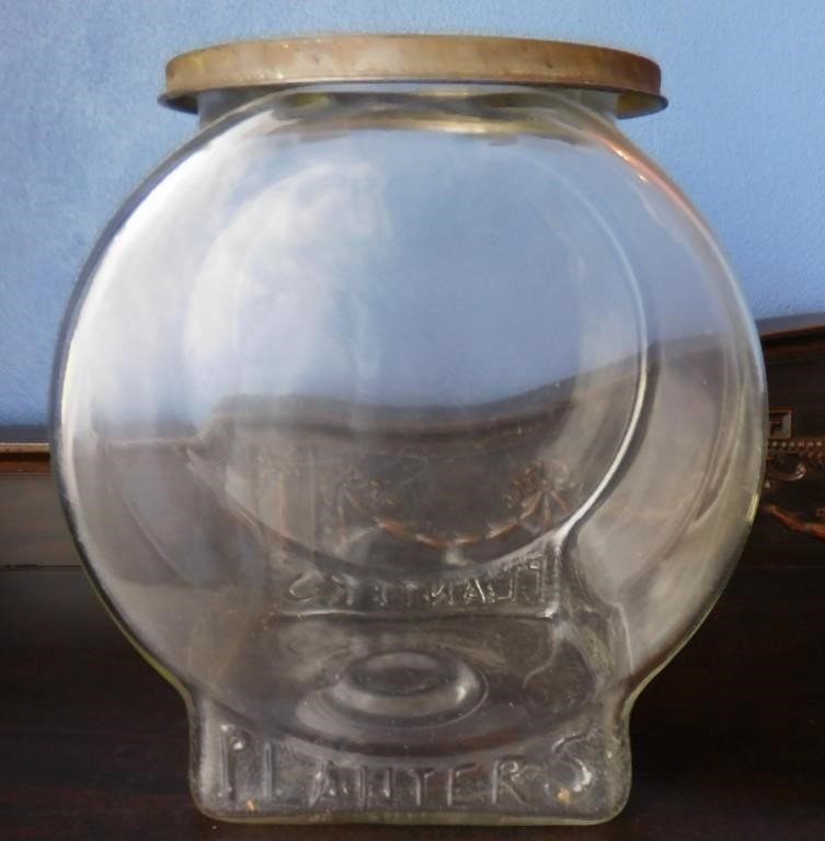 Vtg Planter's Peanuts Store Display Jar