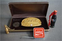 Coca Cola Bottling Brass Safe Driver Belt Buckle