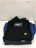 Suit Jacket, SWAT Shirt, Manning Jersey