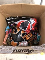 Box of Toys & VTG Beer Cans - Transformer,