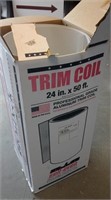 trim coil flashing, white