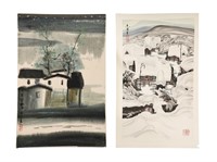 2 Chinese Landscape Paintings