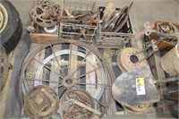 PALLET OF ANTIQUE TOOLS & MORE